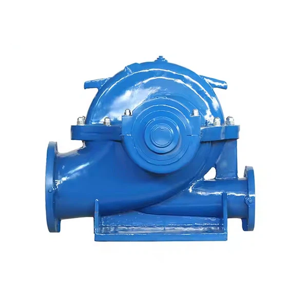 single stage double suction axially split case pump
